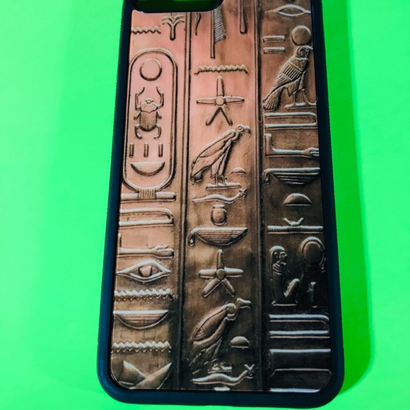 Egyptian Hieroglyph Theme Phone Case - Picture 3 of 6